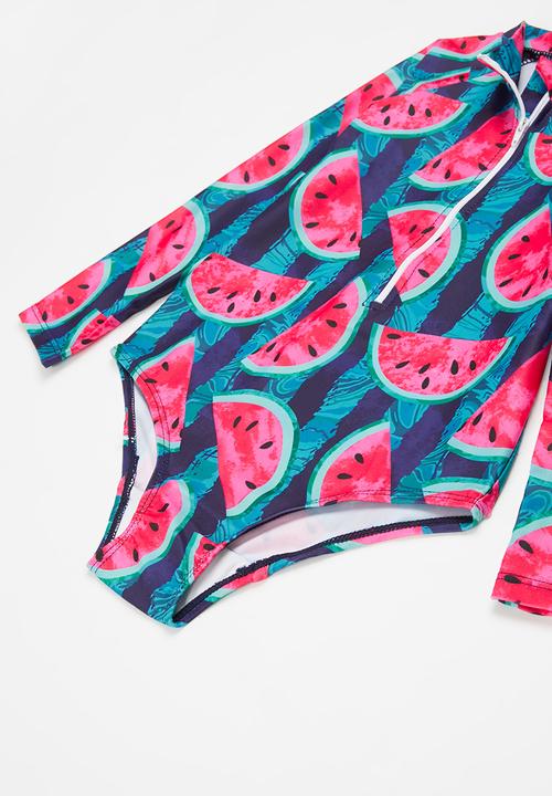 Pop Candy - Swimsuit and cap set - blue