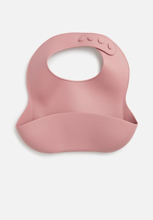 Pop Candy - Silicone bib & bowl - pink