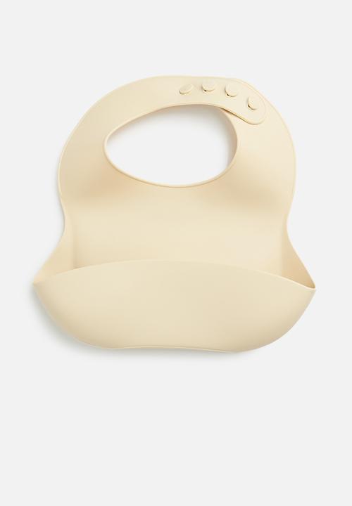 Pop Candy - Silicone bib & bowl - natural