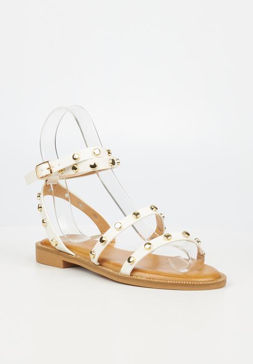 Miss Black - Murano8 sandal - white