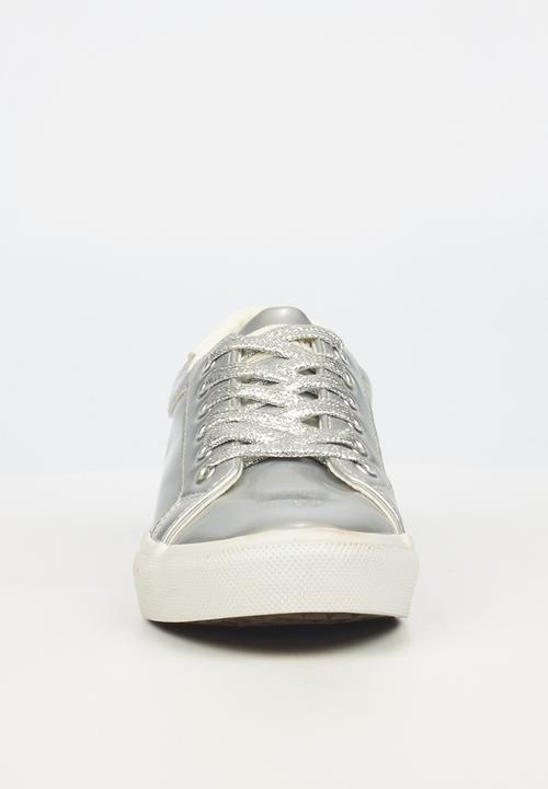 Miss Black - Golden3 sneaker - silver