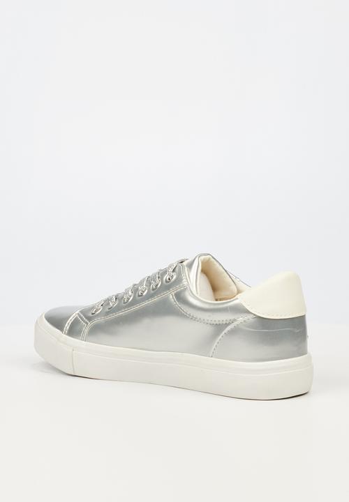 Miss Black - Golden3 sneaker - silver