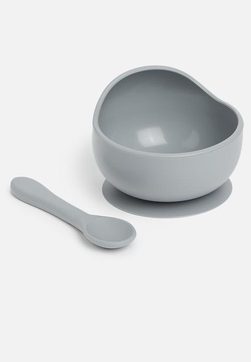 Pop Candy - Silicone bib & bowl - blue