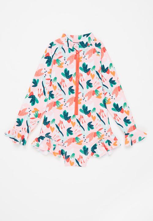 Pop Candy - Long sleeve swimsuit - multi