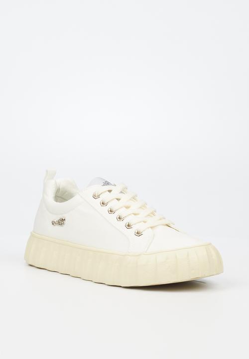 Miss Black - Miche1 flatform sneaker - white