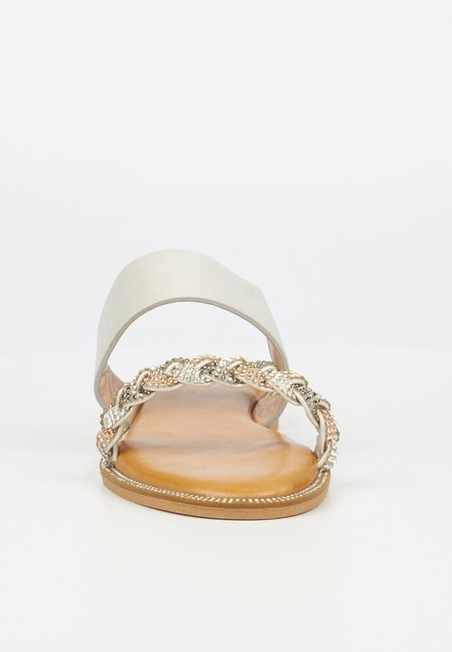 Miss Black - Murano1 sandal - silver