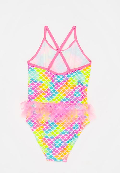 Pop Candy - Swimsuit with mesh detail - multi 