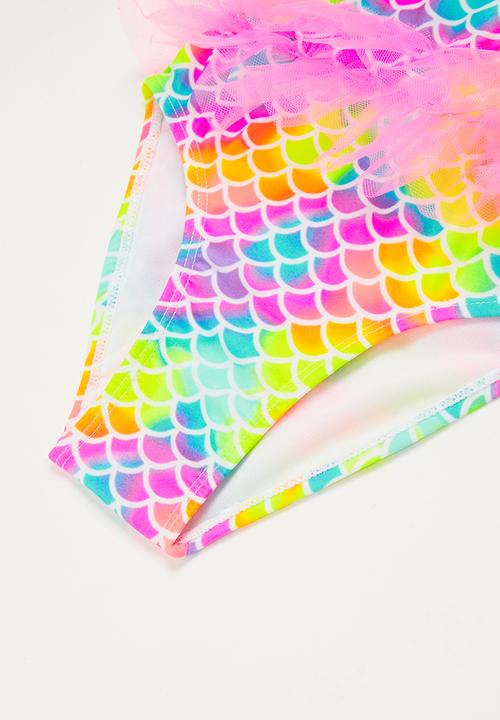 Pop Candy - Swimsuit with mesh detail - multi 