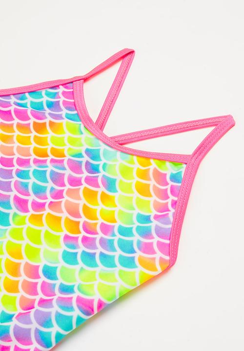 Pop Candy - Swimsuit with mesh detail - multi 