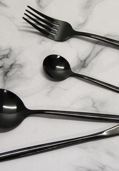 Finery - Sleek 24pc cutlery set - Titanium