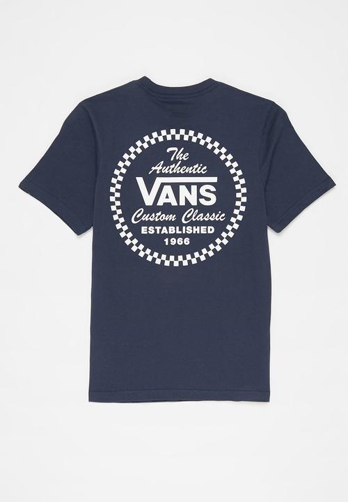 Vans - Vans custom classic short sleeve boys - dress blues