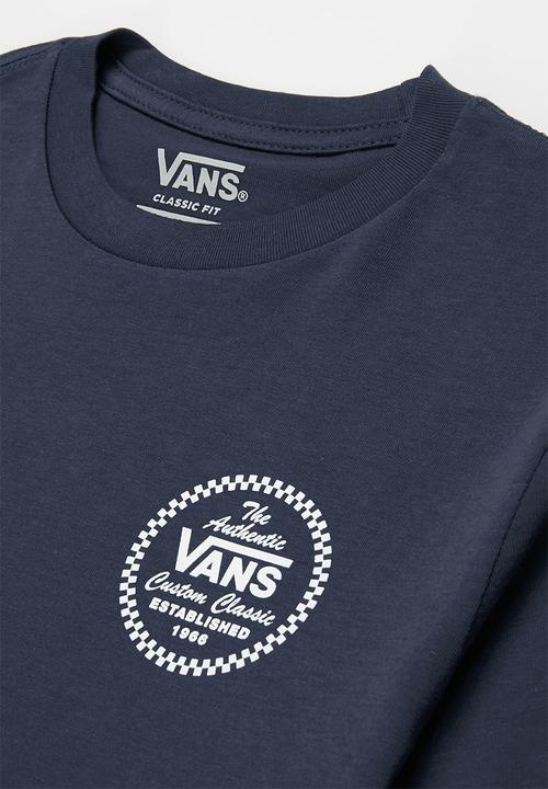 Vans - Vans custom classic short sleeve boys - dress blues