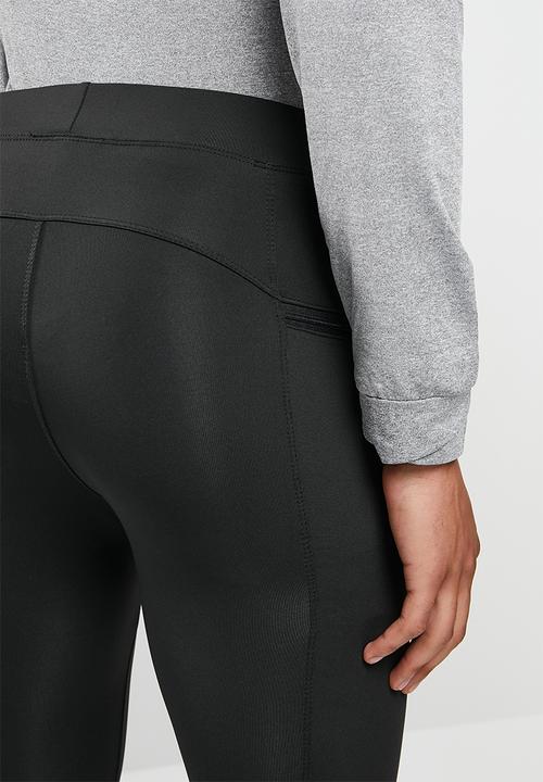basicthread - Active panel running tights - black