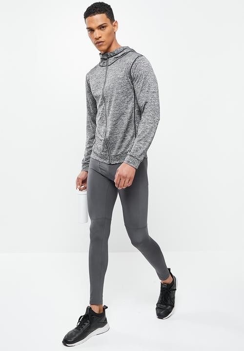 basicthread - Active panel running tights - grey