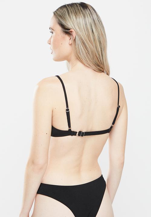 Bacon Bikinis - June top - black