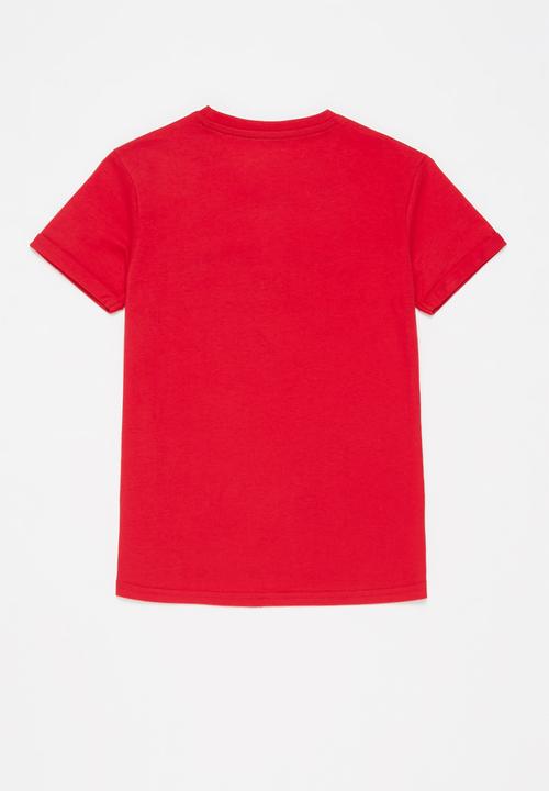 POLO - Girls pjc jade printed tee - red