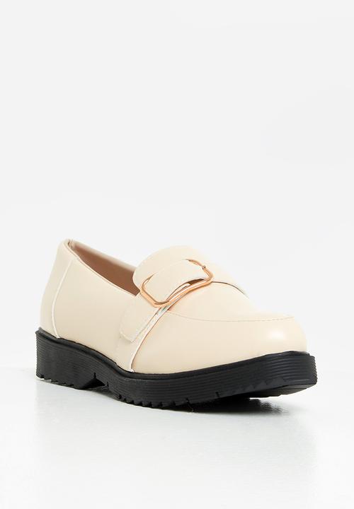 Madison® - Andrea lug sole loafer - off white