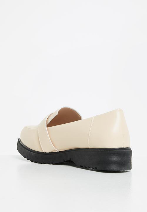 Madison® - Andrea lug sole loafer - off white