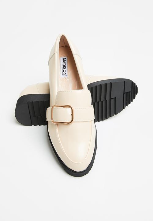 Madison® - Andrea lug sole loafer - off white