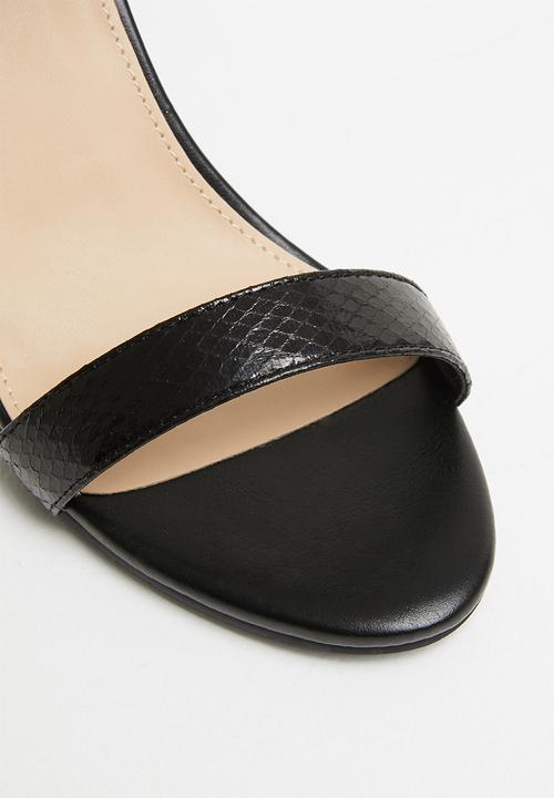 Madison® - Audrey woven block heel - black