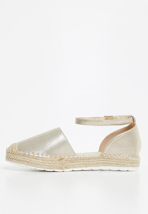 Madison® - Jade ankle strap espadrille - rose gold