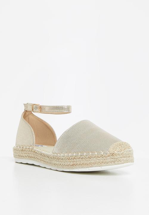 Madison® - Jade ankle strap espadrille - rose gold