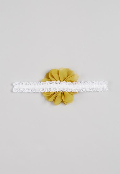 Pop Candy - Flower headband - yellow