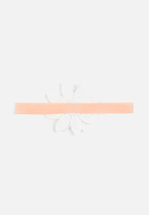Pop Candy - Flower headband - pink & white