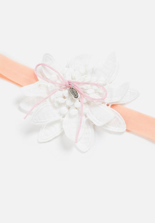 Pop Candy - Flower headband - pink & white