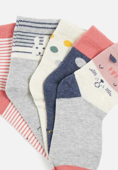 Pop Candy - Girls 5 pack socks - multi