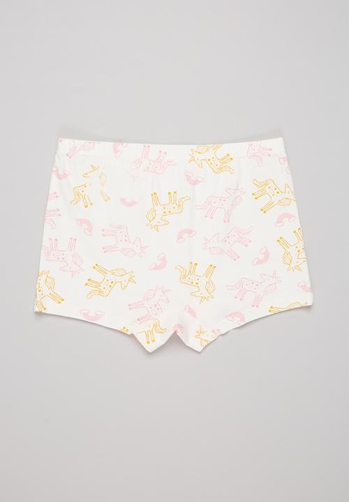 Pop Candy - 3 Pack boyleg set - pink & white