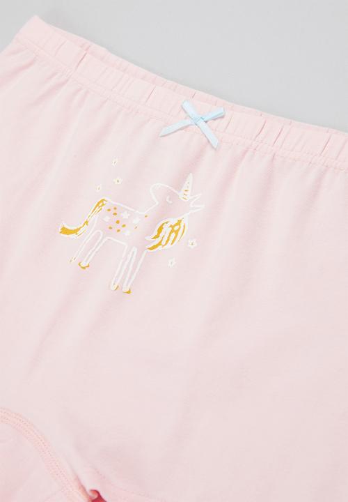 Pop Candy - 3 Pack boyleg set - pink & white