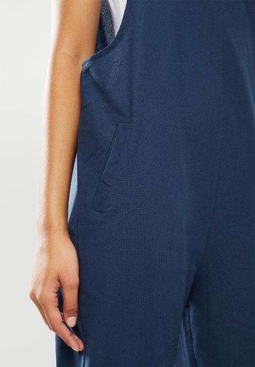 dailyfriday - Wide leg romper - navy