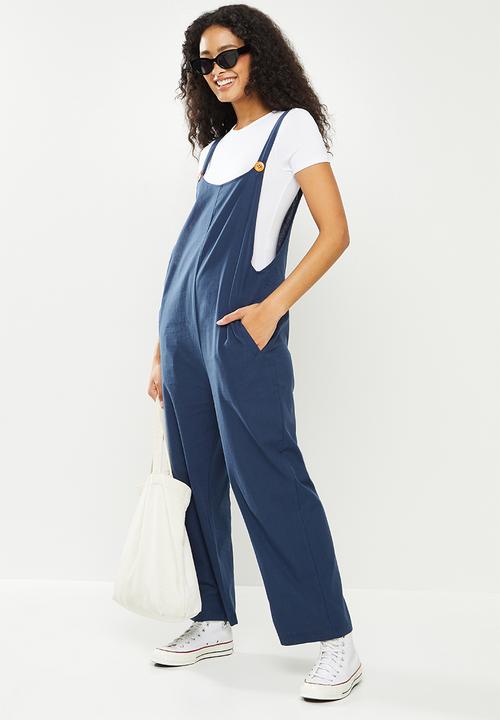 dailyfriday - Wide leg romper - navy