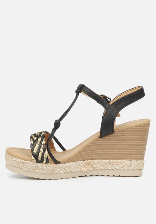 Butterfly Feet - Avery 1 wedge - black