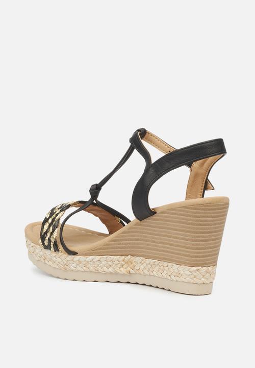 Butterfly Feet - Avery 1 wedge - black