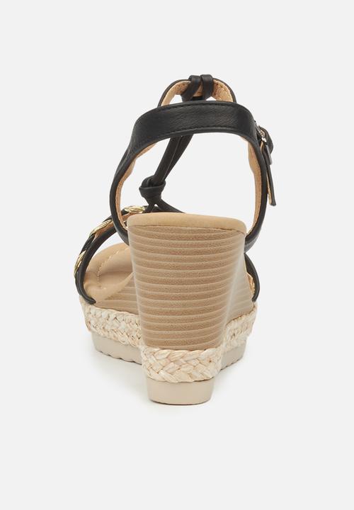 Butterfly Feet - Avery 1 wedge - black