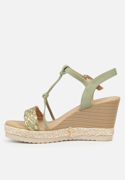 Butterfly Feet - Avery 1 wedge - mint