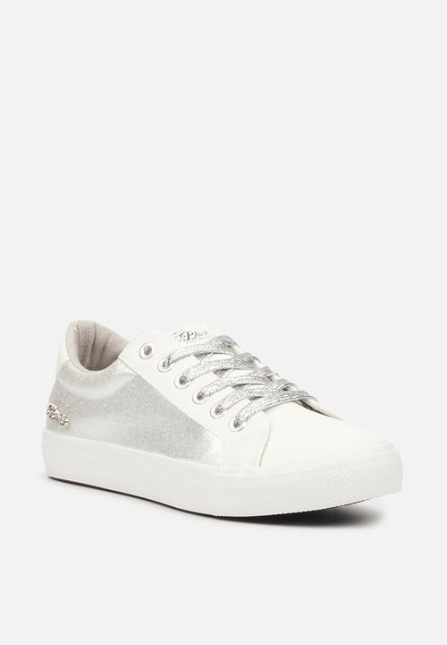 Miss Black - Golden2 sneaker - silver
