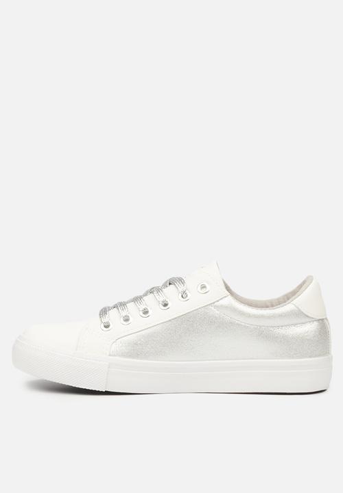 Miss Black - Golden2 sneaker - silver