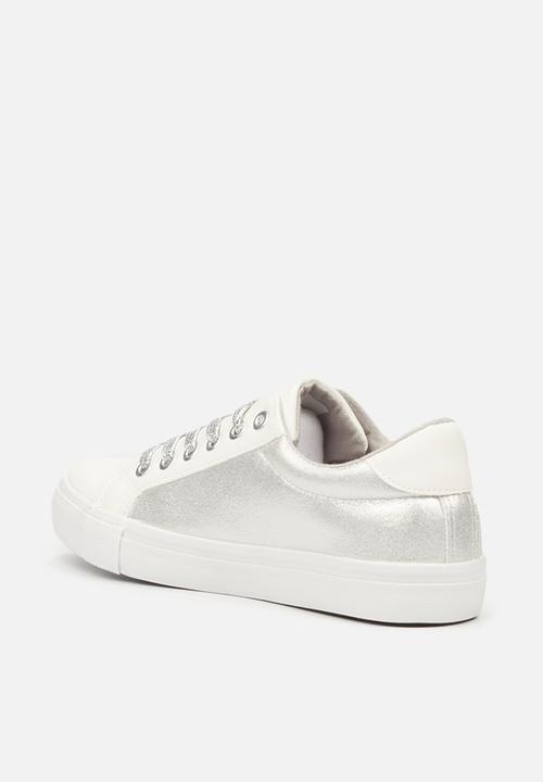 Miss Black - Golden2 sneaker - silver