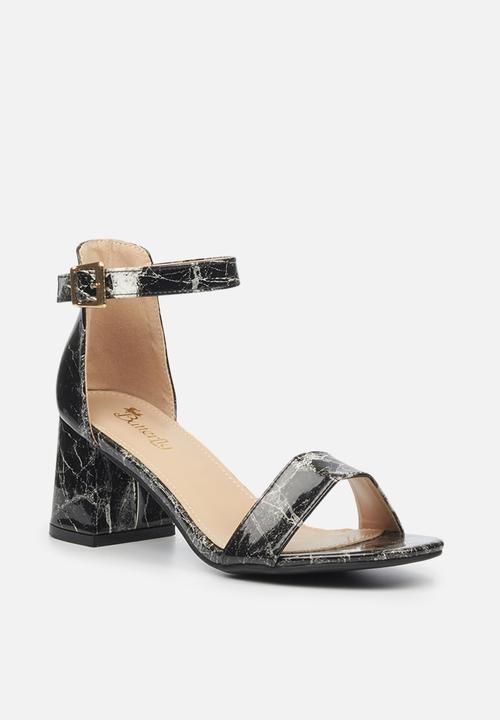 Butterfly Feet - Graphite 1 heel - black
