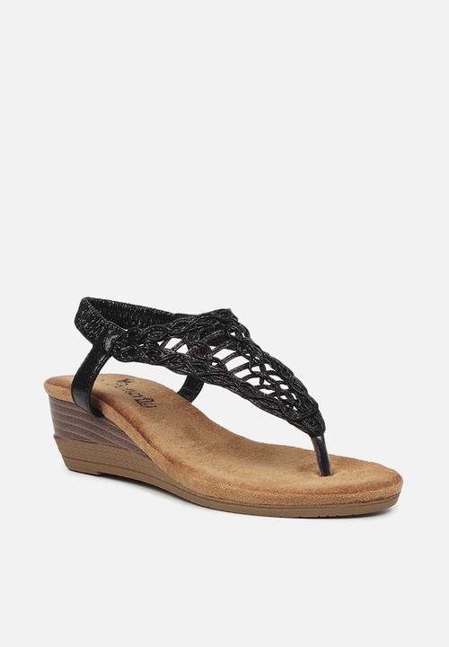 Butterfly Feet - Linah 3 wedge - black