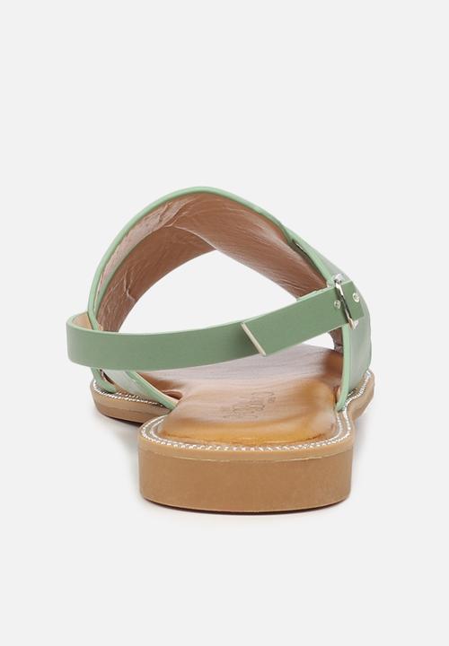 Miss Black - Murano2 sandal - green
