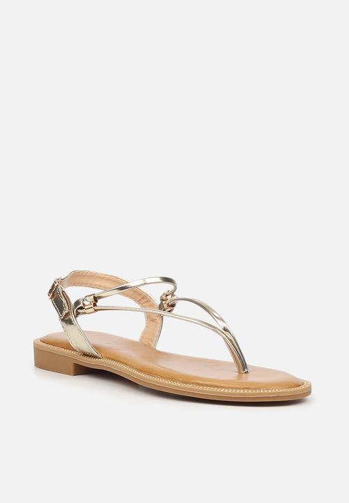 Miss Black - Murano7 sandal - gold