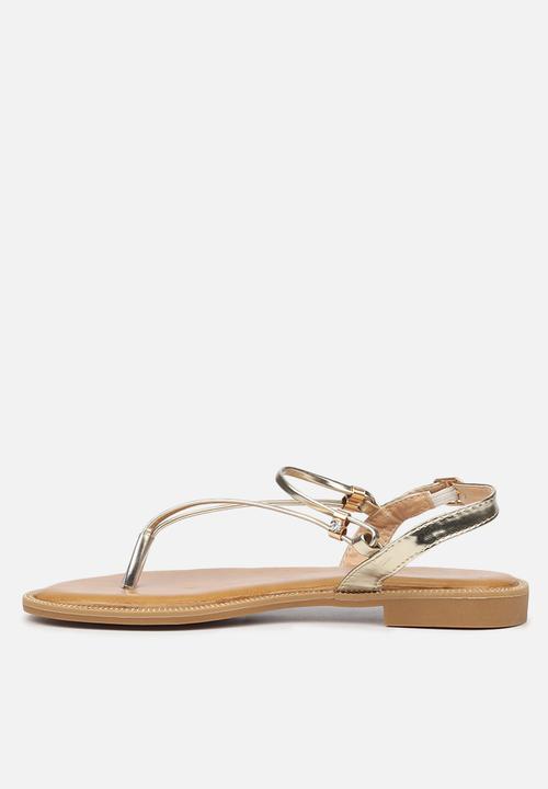 Miss Black - Murano7 sandal - gold