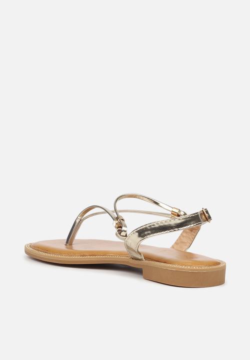 Miss Black - Murano7 sandal - gold