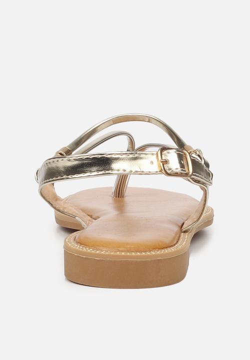 Miss Black - Murano7 sandal - gold