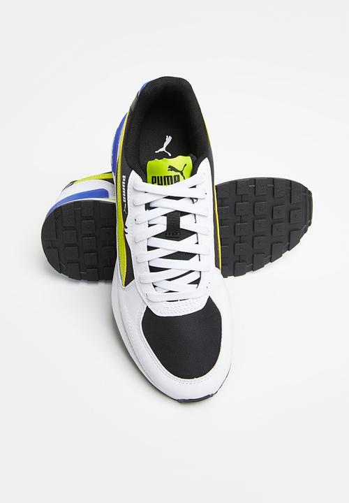 PUMA - Graviton tech jr - puma black-nrgy yellow