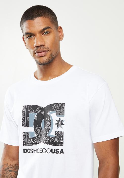 DC - Dc square fill short sleeve - white